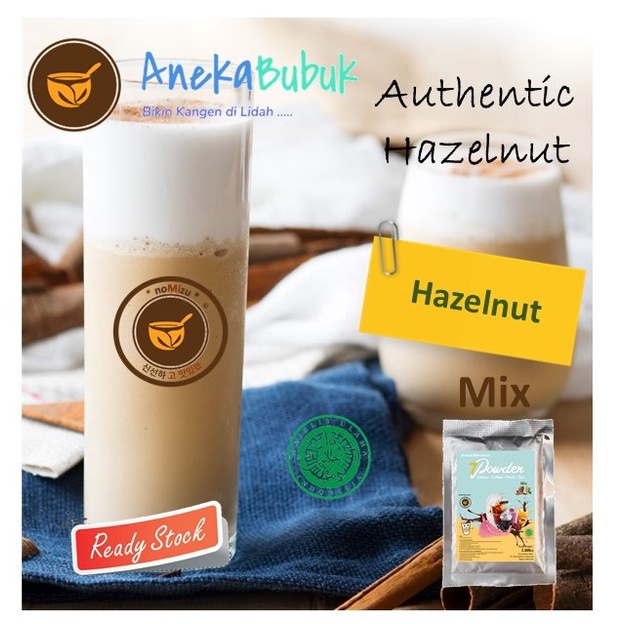 

BUBUK MINUMAN HAZELNUT 1KG - HAZELNUT POWDER DRINK 1KG - BUBUK HAZELNUT