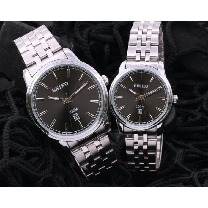 Jual Jam Tangan Seiko Couple SK355 Rantai Original - Garansi Resmi Keren