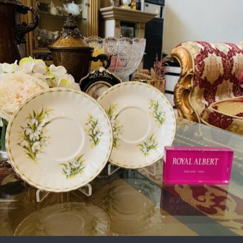 Saucer / Piring Kue / Piring Saji / Royal Albert 2 pcs