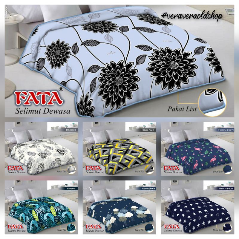 SELIMUT BULU HALUS FLANEL FATA JUMBO SIZE 200X200 PAKE LIST