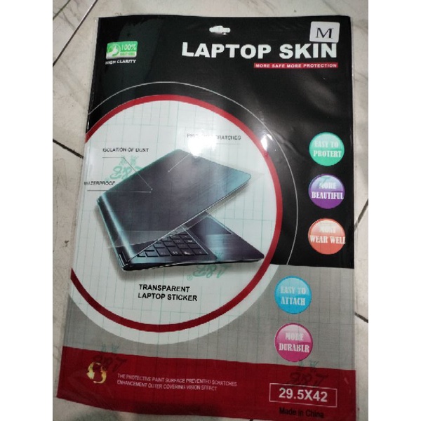 Skin Protector Anti Gores Pelindung Body Luar Laptop Transparan