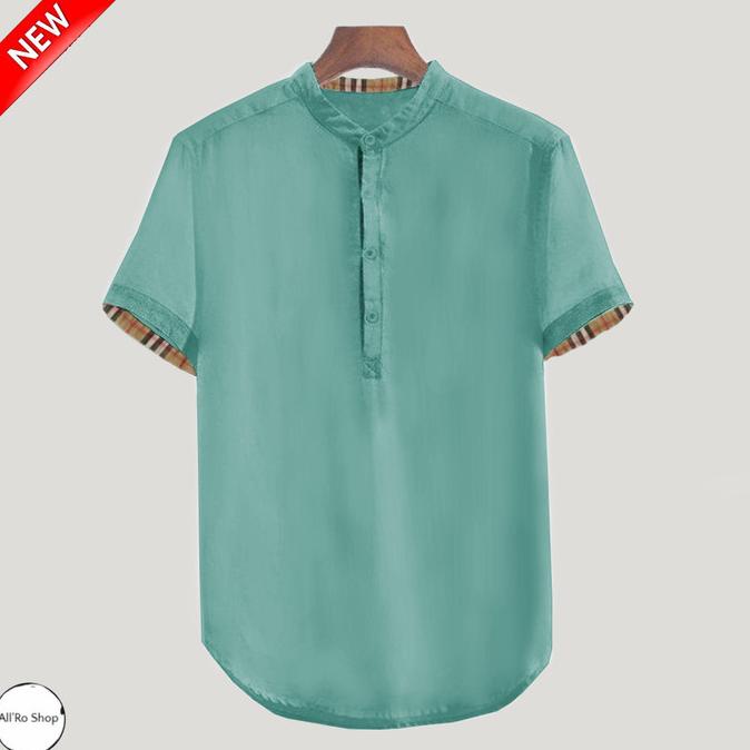 ARS 11534 11538 11542 Baju Koko Pria Lengan Pendek Lis BURBERRY