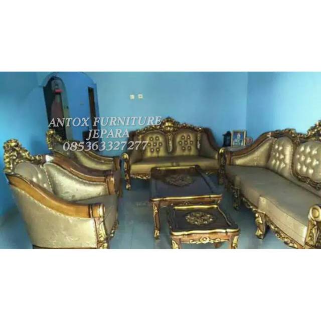 Kursi sofa tamu ganesa jambu