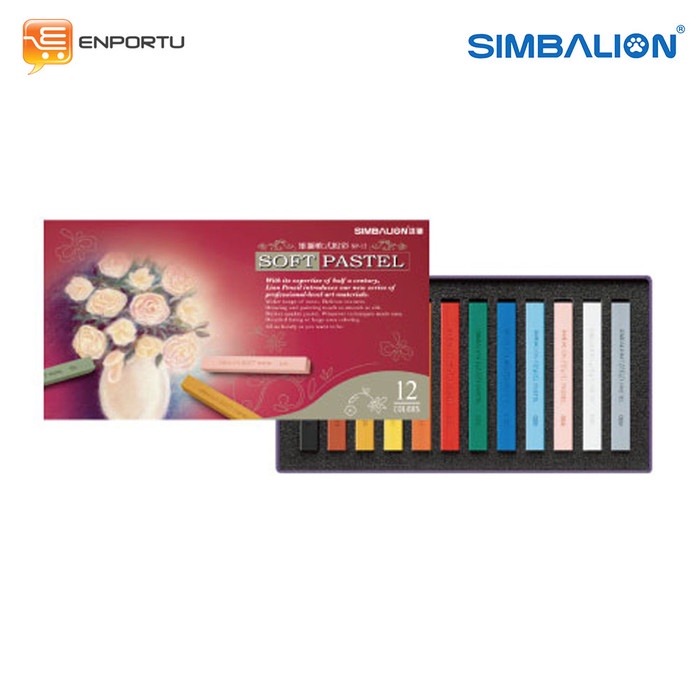 

PASTEL-DRY-OIL- SIMBALION SOFT PASTEL 12 COLORS -OIL-DRY-PASTEL.