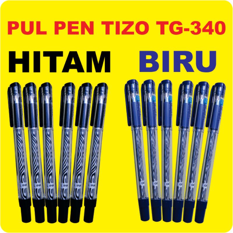 

Pulpen Tizo TG.340 1.0mm - Gel Liner - Bol pen Tanda tangan (1 Pcs)