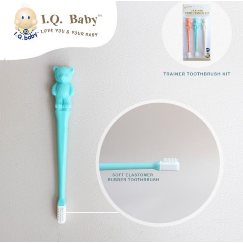 IQ baby trainer toothbrush kit