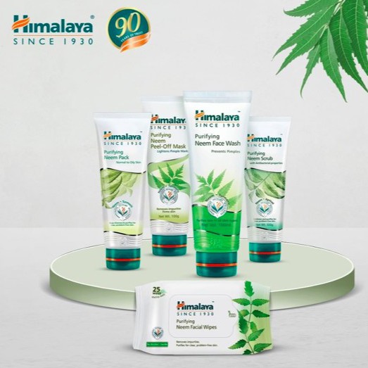 HIMALAYA Herbals | Purifying Neem Mask Scrub Foaming Face Wash Clear Complex BPOM