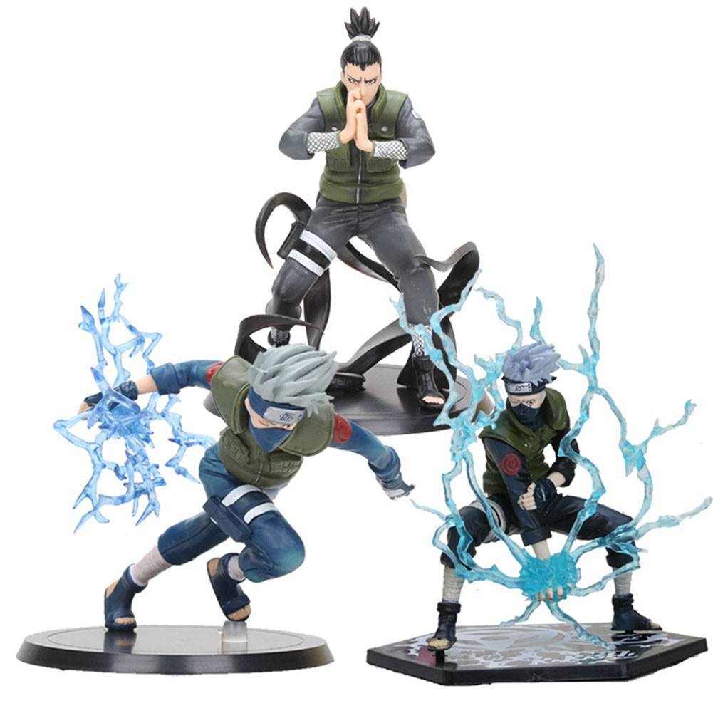 Action Figure Anime Naruto Kakashi shikamaru Bahan PVC