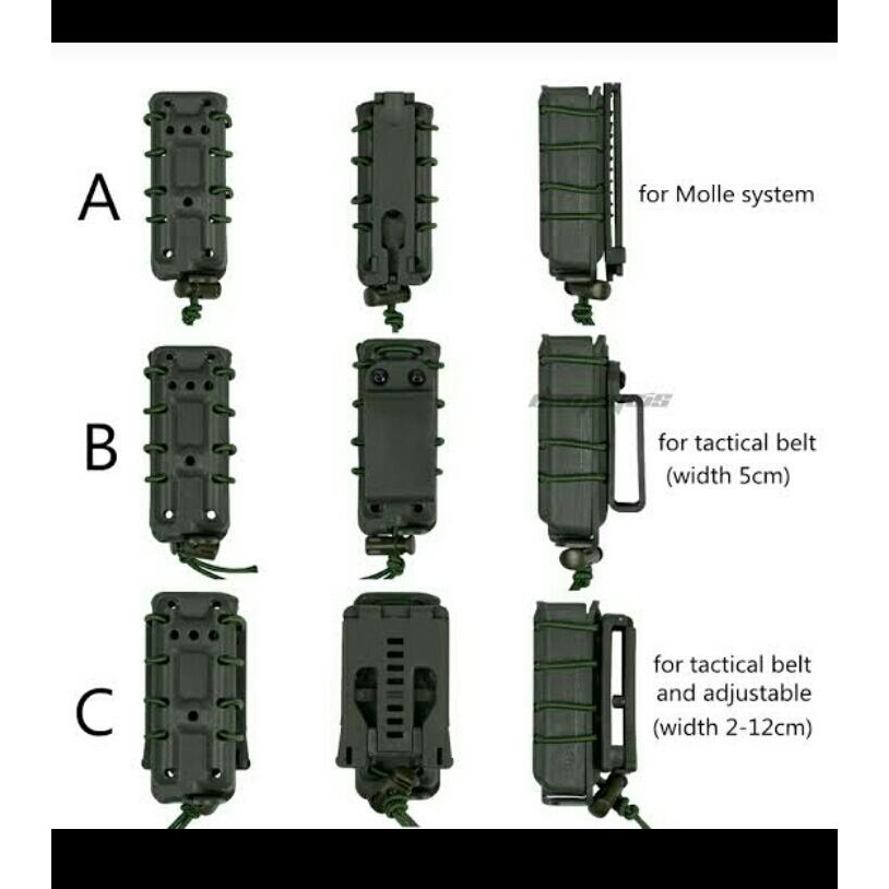 Promo / Holster Universal Magazine / Holster Pouch 9mm Sarung Magazine / Holster Pengaman HS