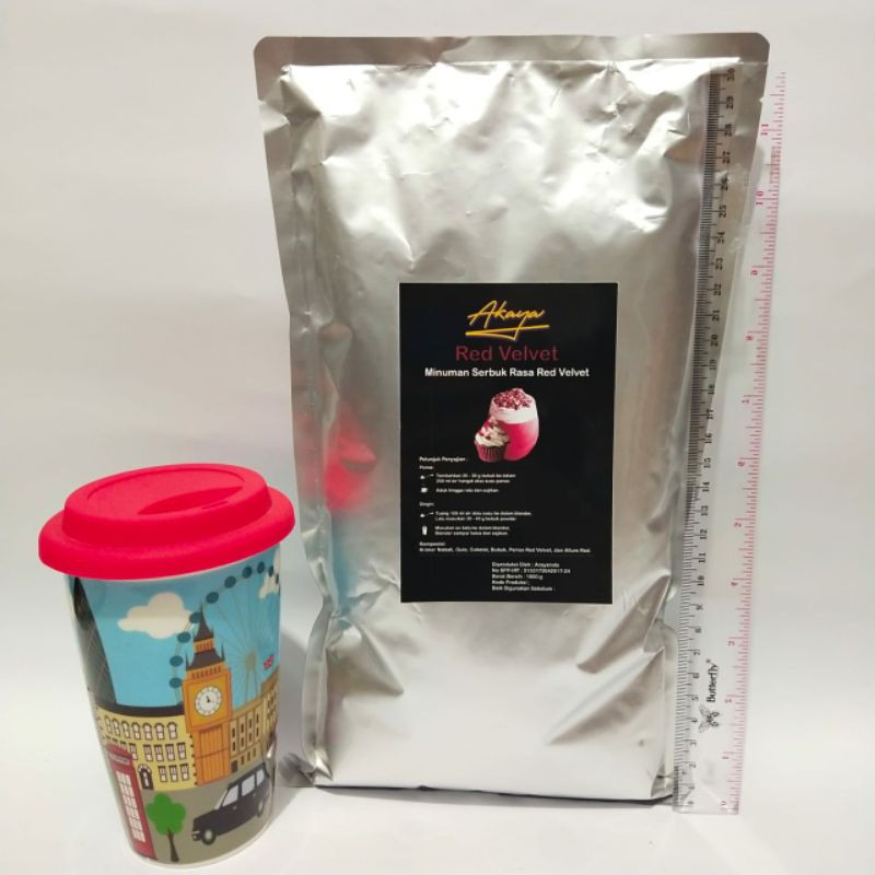 

Red Velvet 1.kg/ 1.000 gr minuman bubuk merk Akaya