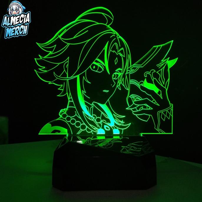 <<<<<] Lampu Tidur LED Genshin Impact / Night Lamp Acrylic Xiao Genshin