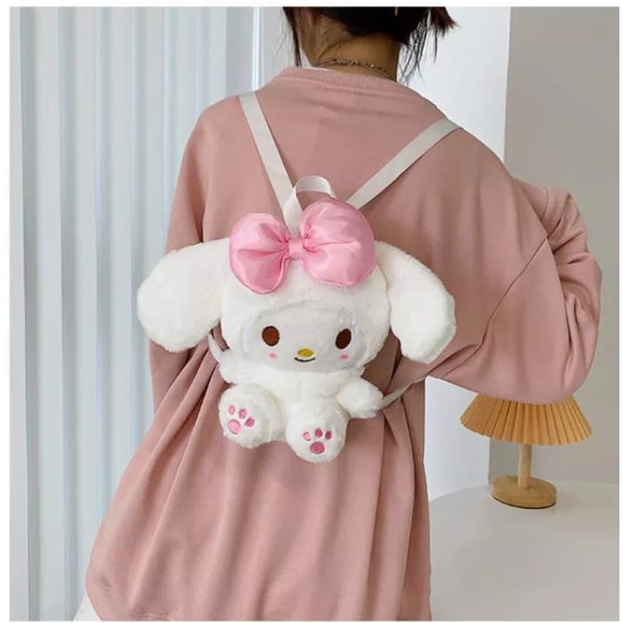 Diobrale - Tas Ransel Anak Gadis Imut Boneka Bulu Lucu Fashion Anak Murah Ransel Gendong Anak Perempuan Populer 2022