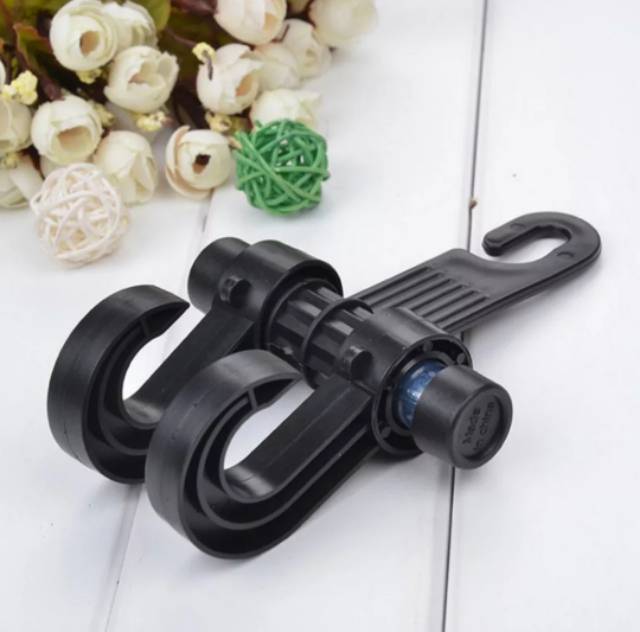 GANTUNGAN BARANG MOBIL CAR SEAT HANGER HOOK HOLDER BAG ORGANIZER 2 in 1