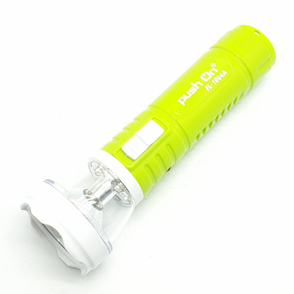 Push On FL-1004A Senter Led (1L + 4L) Rechargeable / Senter Emergency Serbaguna Multi Fungsi