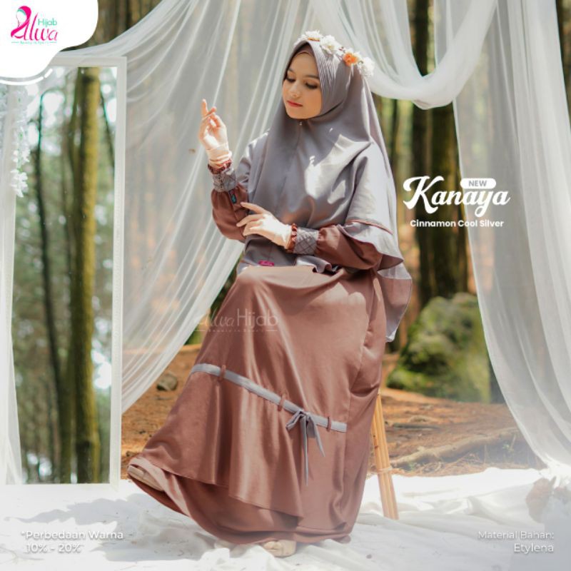 GAMIS KANAYA  1 SET KHIMAR || ALWA HIJAB