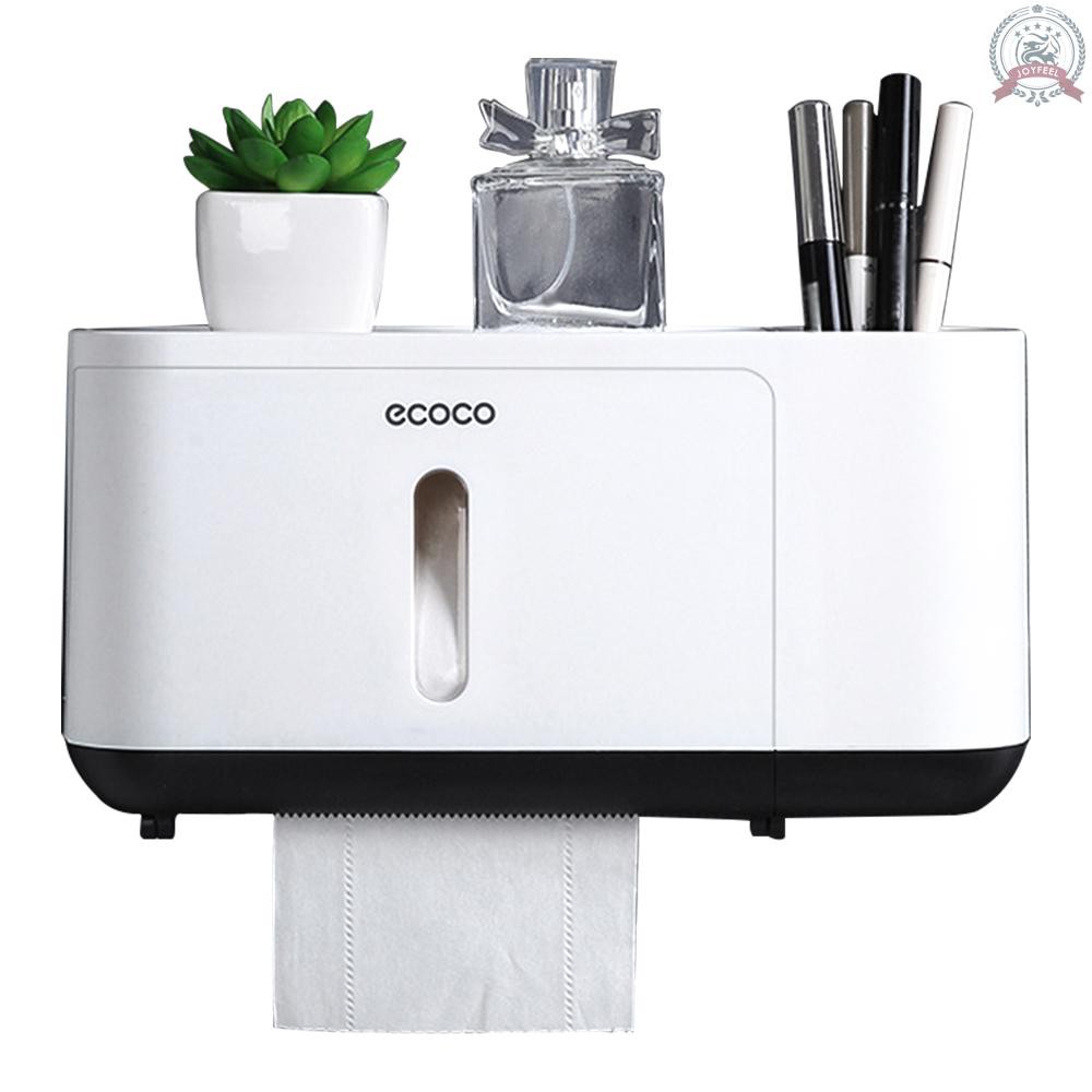 Ecoco Paper Towel Dispenser Wall Mounted Paper Towel Holder Dispenser Bathroom Coreless Toilet Tissue Dispenser Garbage Bags Dispenser Home Paper Extraction Dispenser Shopee Indonesia
