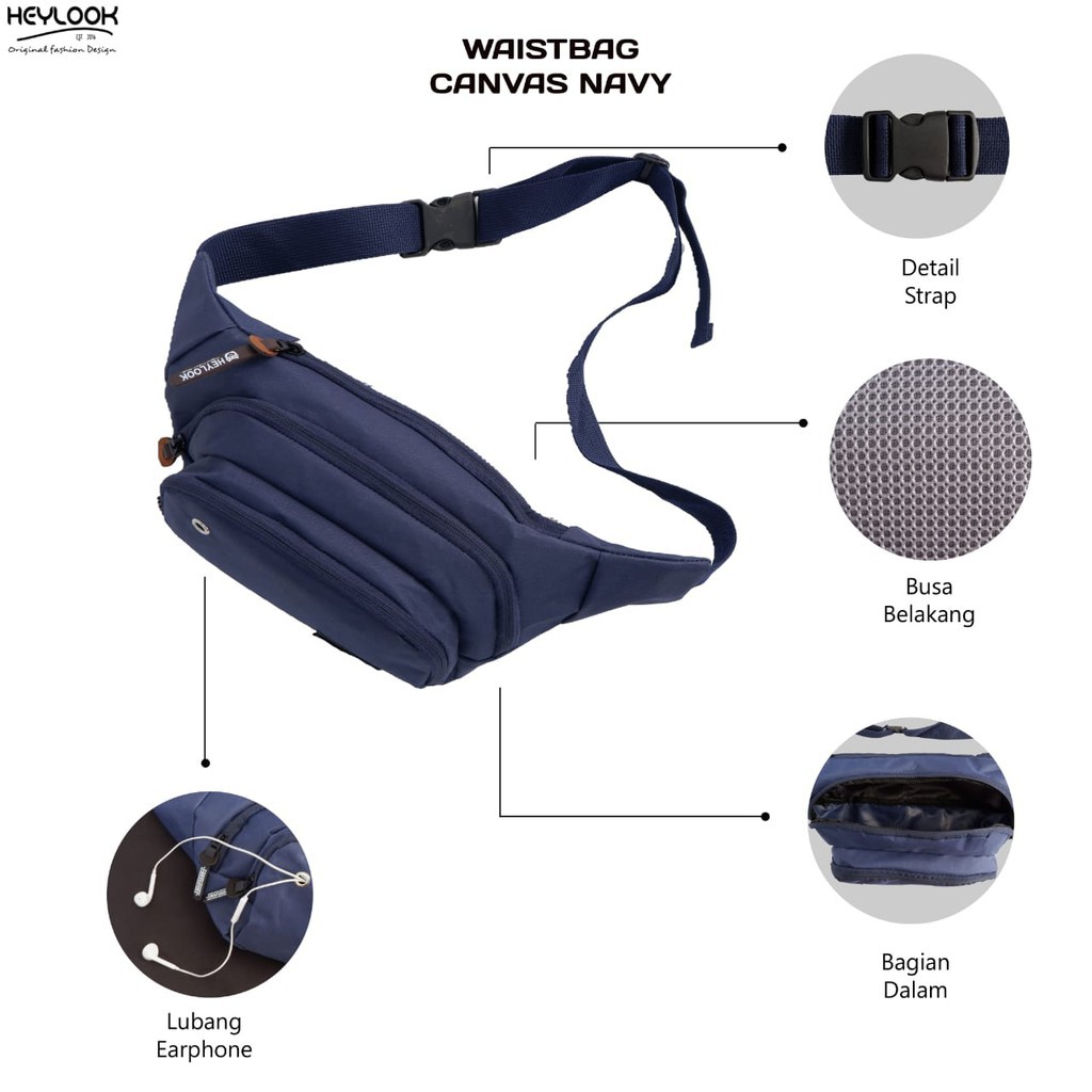 Tas Cowok Murah Cocok Buat Pergi Lebaran Piknik / (FREE.ONGKIR) TAS WAISTBAG PRIA TAS SELEMPANG
