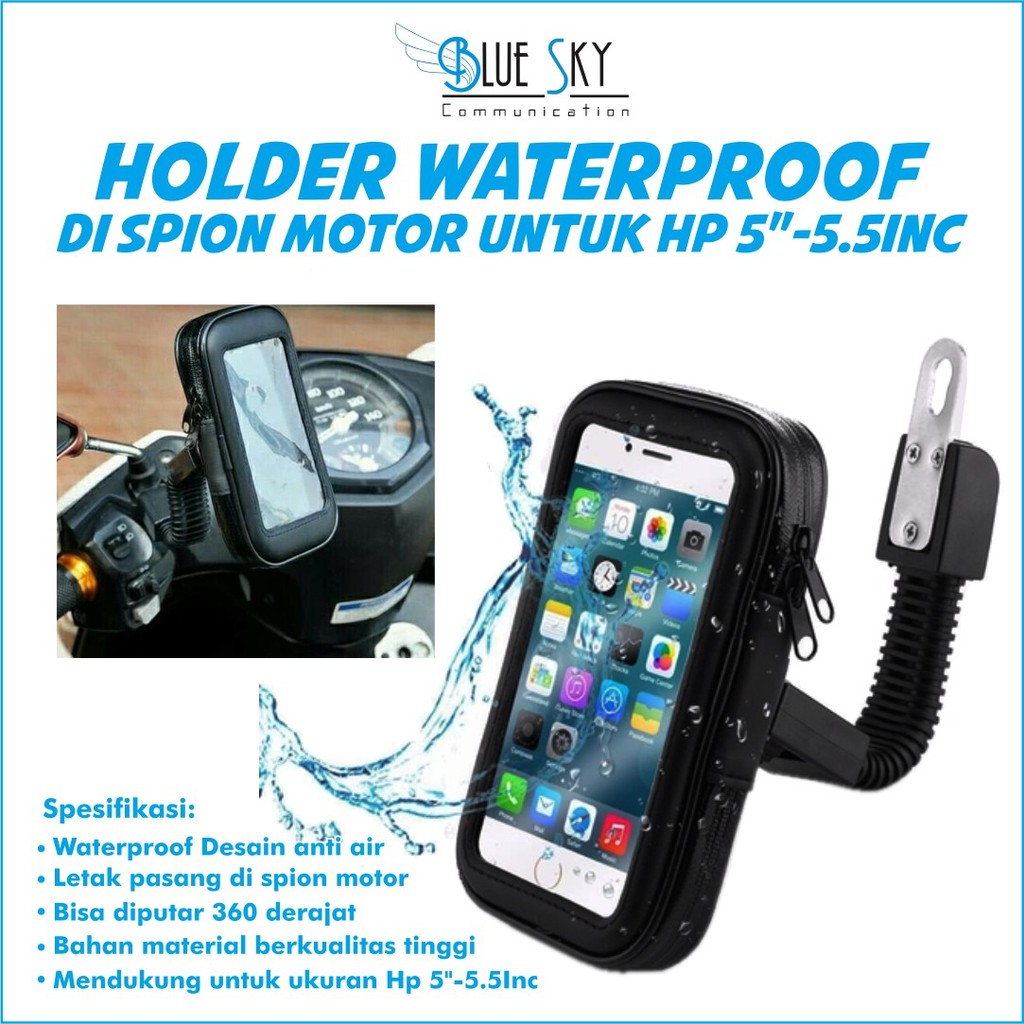 HOLDER BIKE UNIVERSAL WATERPROOF 5.0&quot; - 5.5&quot;