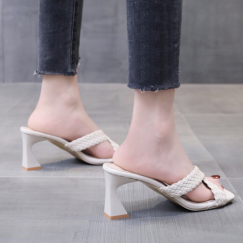 FD Sandal heels wanita Import Sendal Hak Tinggi Wanita Elegant Pesta Perempuan Formal HI-011