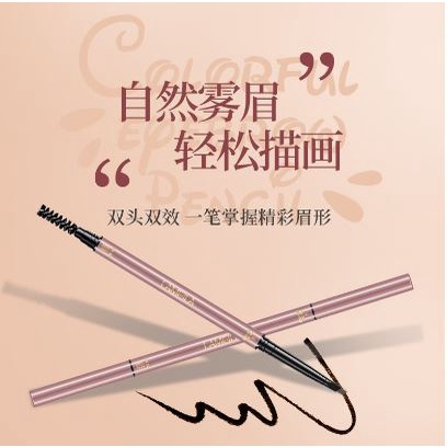 Lameila Pensil Alis Double Heads Eyebrow Pen Waterproof 5 Warna DJ 837