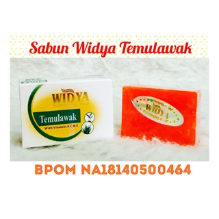 Sabun Widya dus putih BPOM ( temulawak face soap ) sabun pemutih pencerah wajah