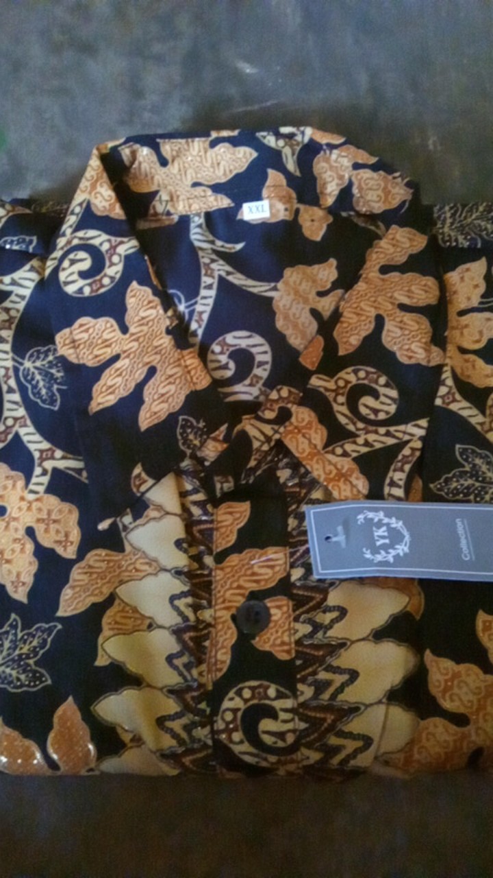 Kemeja Batik Prada Dewasa Lengan Pendek Premium Jumbo