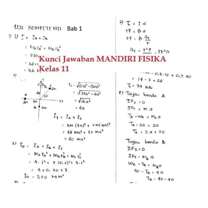 Jual Buku Mandiri Fisika Sma Kelas 11 Xi K13 Soal Jawaban Kurtilas Shopee Indonesia