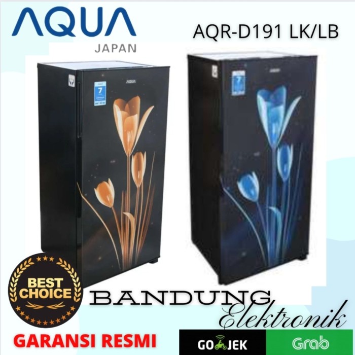 Kulkas 1 Pintu aqua, KULKAS AQUA AQR D-191LK / AQRD191LK / AQRD191LB LEMARI ES 1 PINTU AQUA AQRD 191