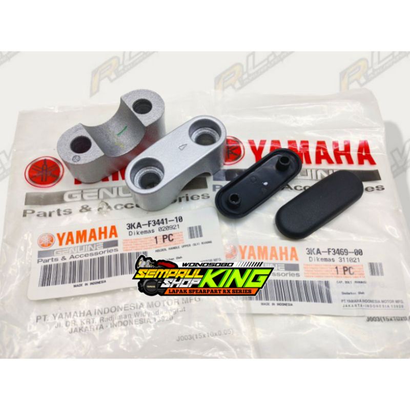 Raiser klem setang rxking tutup raiser stang rx king klem stang rxking scorpio vixion Original