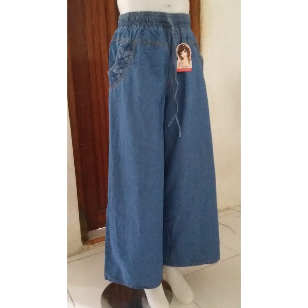 KULOT JEANS STANDART / DEWASA TALI SILANG