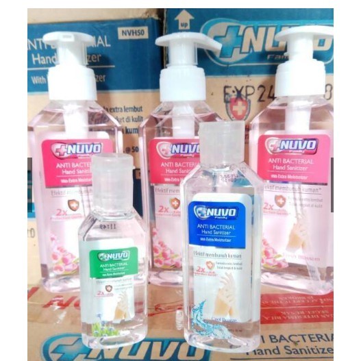 Hand Sanitizer Antiseptic Gel Nuvo Pump Pompa 250ml