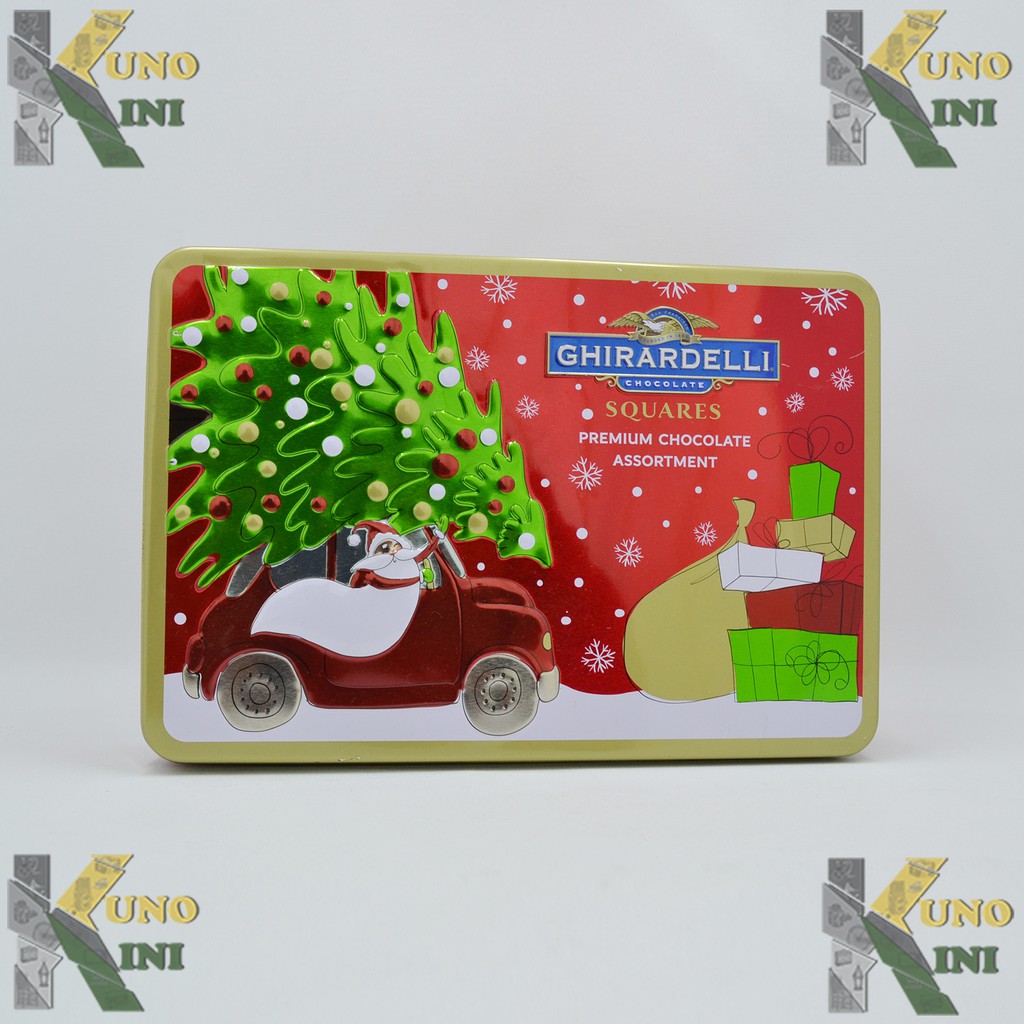 KALENG GHIRARDELLI CHOCOLATE (tanpa isi), from U.S.A