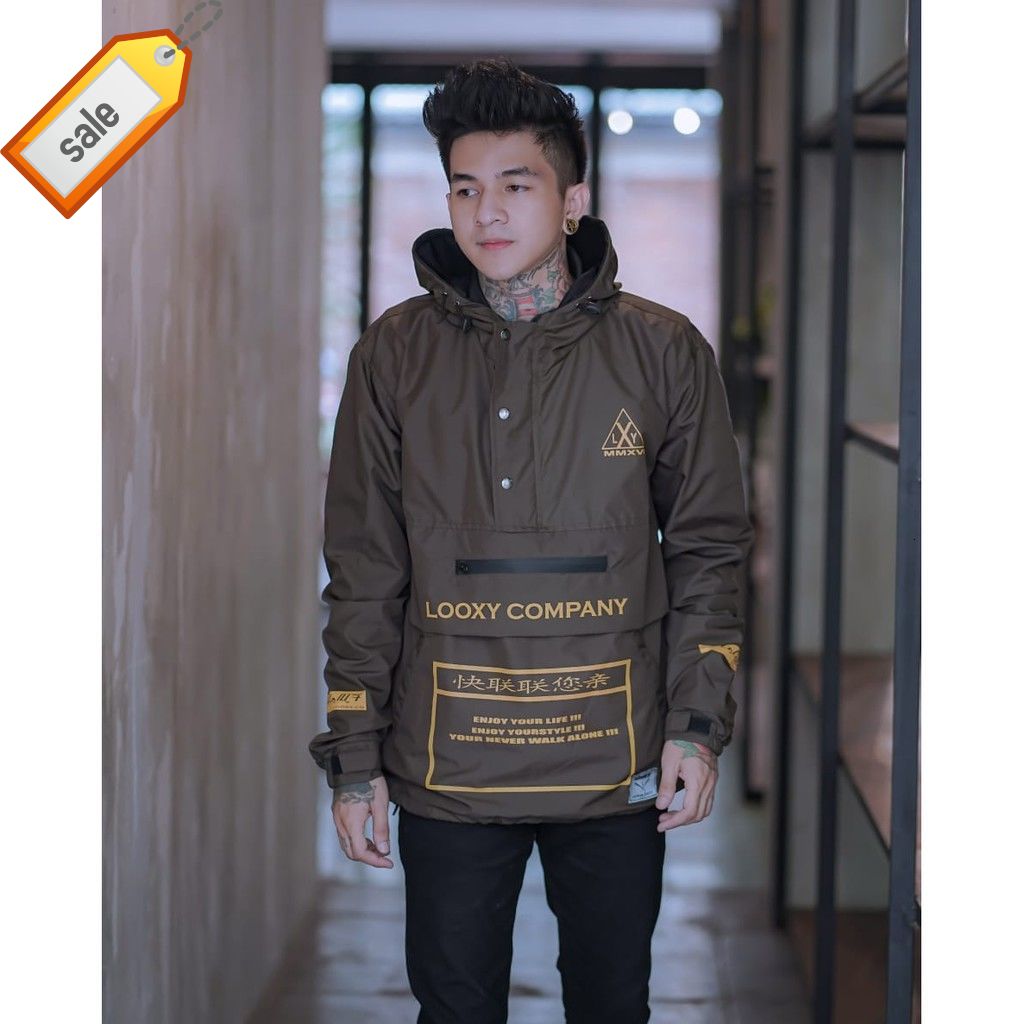 JAKET PRIA - JAKET CAGOULE LOOXY - JAKET CASUAL - JAKET CASUAL PRIA -JAKET PRIA CASUAL - JAKET MOTOR