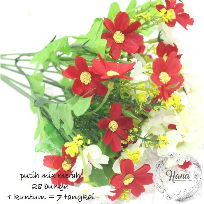 Bunga krisan mini/ Daisy artificial flower / bunga plastik shabby chic-6