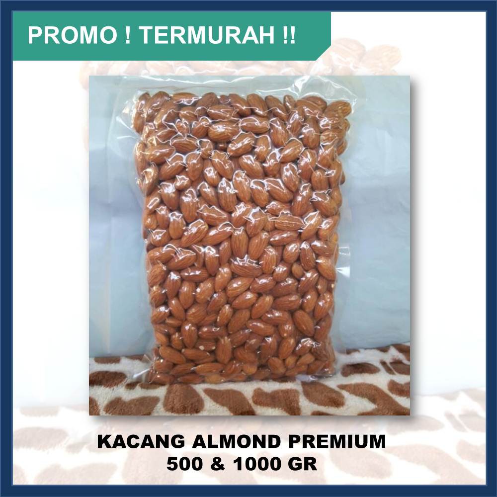 

Diskon Almond Roasted 500Gr Kacang Almond Panggang 500 Gram ^* Ukuran SUPER Merk Super Blue Diamondd