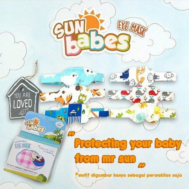 Sunny Baby / Sun Babes / sunbabes Washable Eye Mask