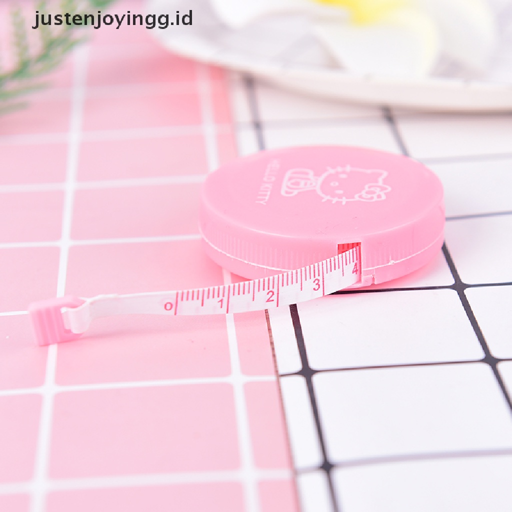 // justenjoyingg.id // retractable body measuring ruler sewing cloth tailor tape measure soft  ~