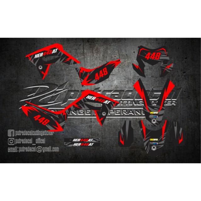 Sticker decal CRF150L design suka"