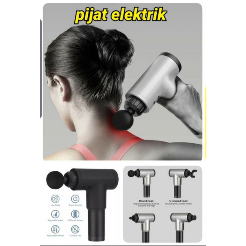 Alat pijat getar elektrik deep tissue massage gun best seller di Amerika