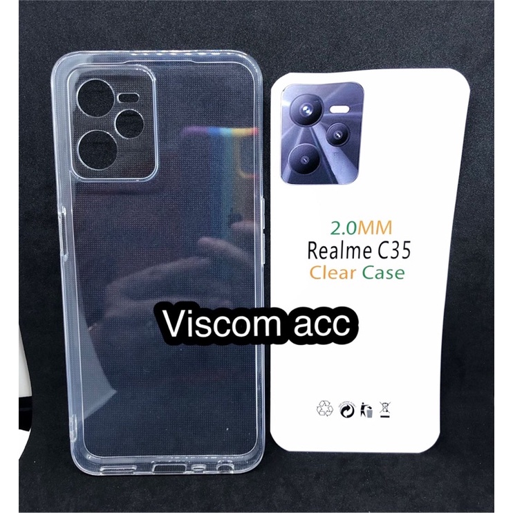 Silicone bening Realme C35 clear case