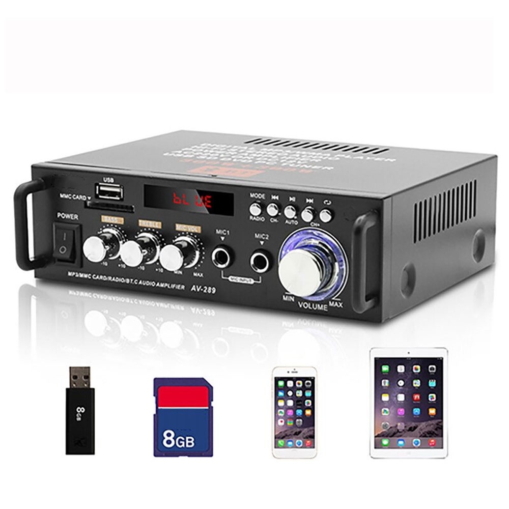 Audio Amplifier Karaoke Home Theater FM Radio Dengan Bluetooth 600W