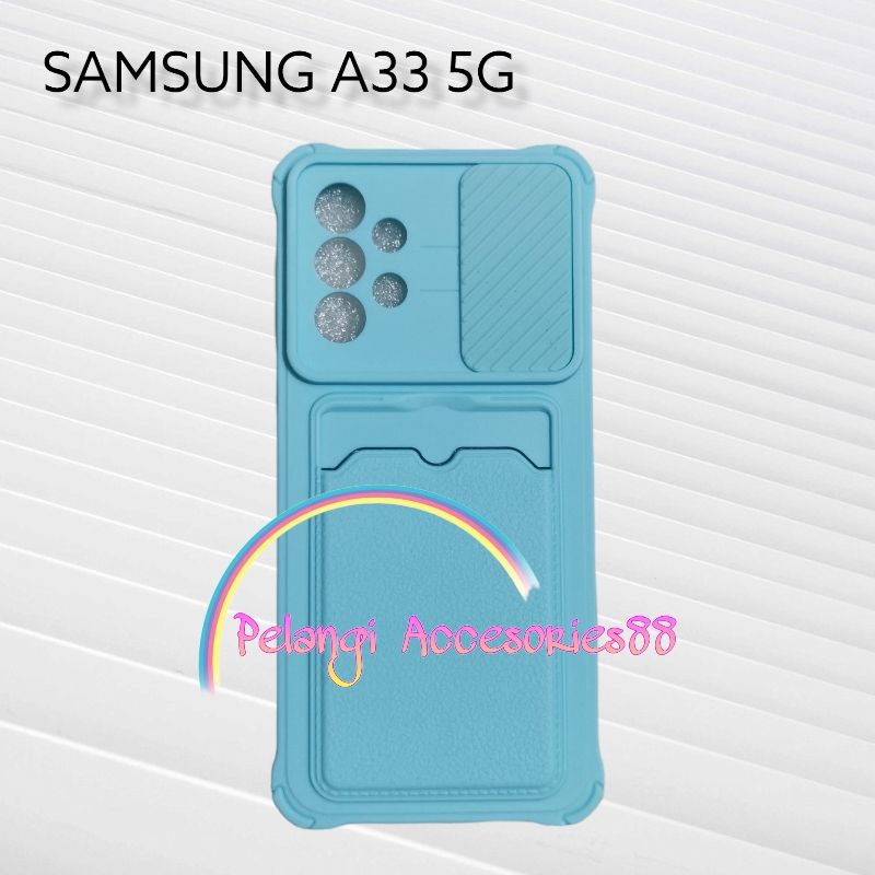 CASE SAMSUNG A33 5G SOFTCASE SLEDING WARNA WARNI