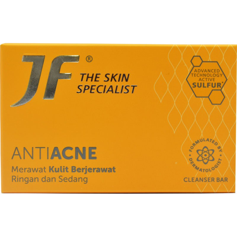 Sabun JF The Skin Specialist 90Gr Anti Acne Jf 90 gram anti acne sabun jerawat jf anti acne 90g jf the skin specialist jf sulfur