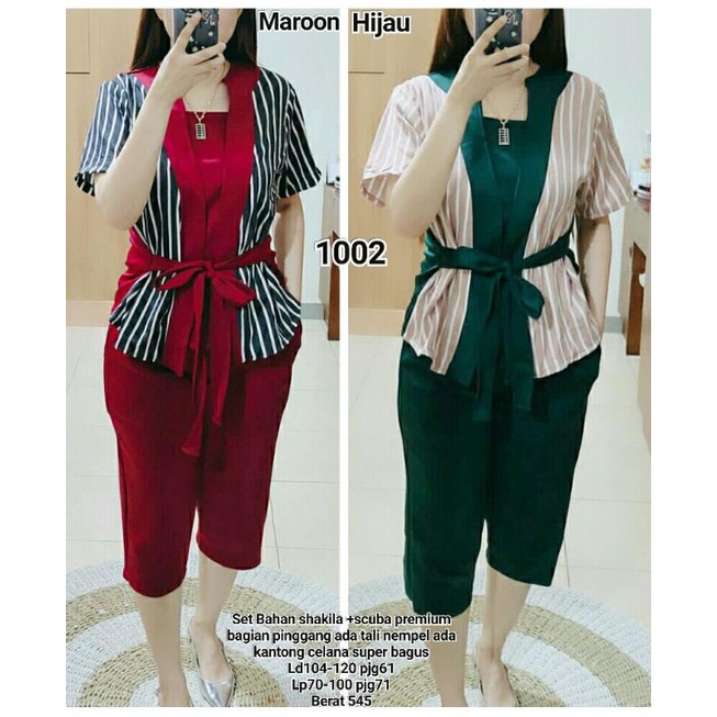 setelan shakila scuba premium 1002