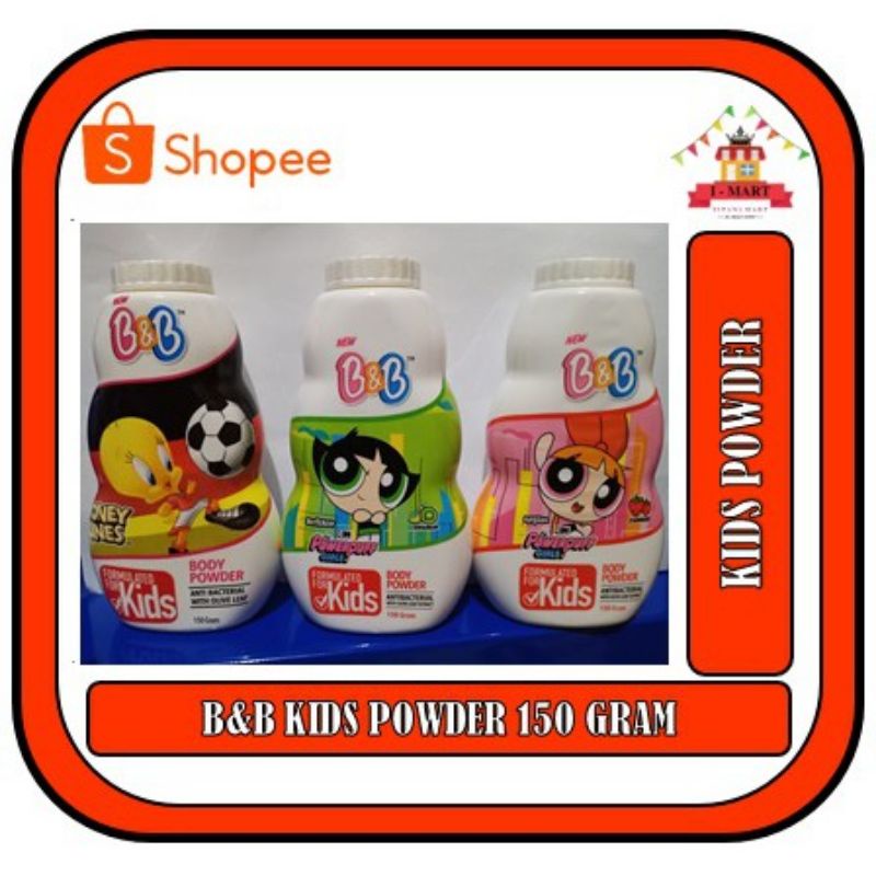 B&amp;B Kids Body Powder Kemasan 150g