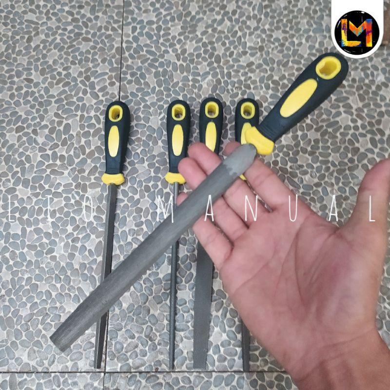 

Kikir 8 Inch Set 5 Pcs SANDS Kikir Steel File Set 5 Pcs Size 8 Inch - Kikir Besi satu set isi 5 pcs