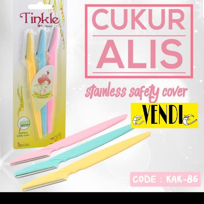 PISAU ALIS SET Isi 3 pcs  / CUKUR ALIS TERMURAH