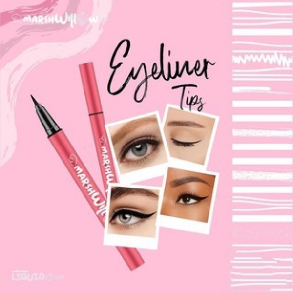 Marshwillow Liquid Liner Waterproof Black Forest Eyeliner by Natasha Wilona BPOM (VH)