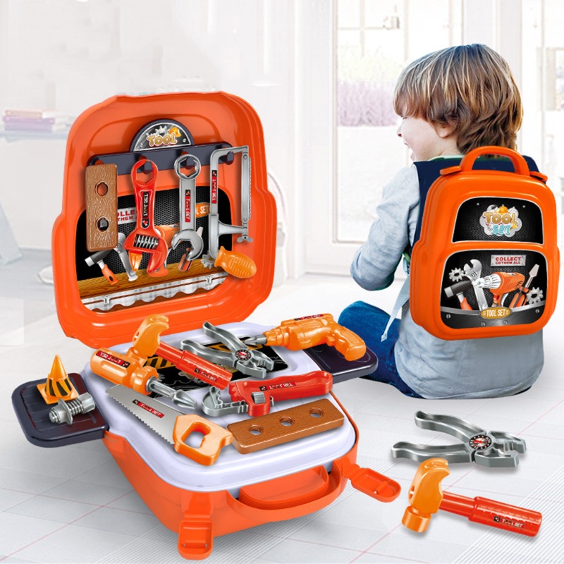 Mary Toddler Tool Set Anak Alat Set Dengan Bor Mainan Elektrik Kotak Perkakas Untuk Balita