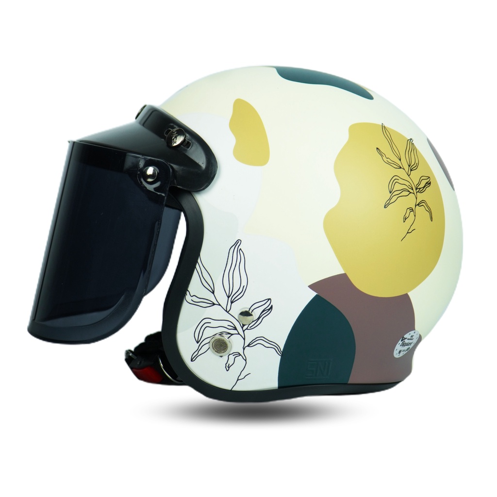 Helm Bogo Dewasa Aesthetic Wanita SNI Premium Valencia